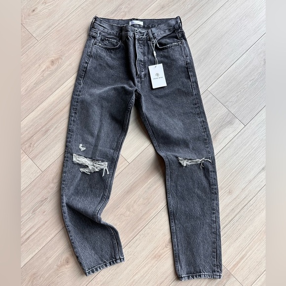 NWT Anine Bing Brenda Jean in Grey Size 26 - Picture 2 of 4